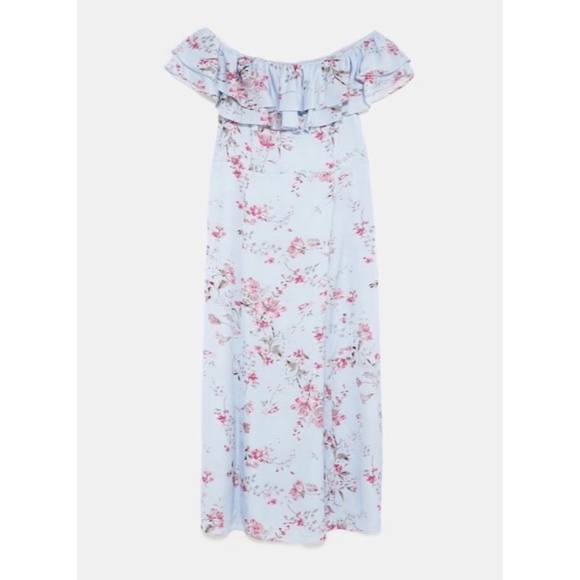 ZARA Floral Print Maxi Dress - Picture 2 of 12